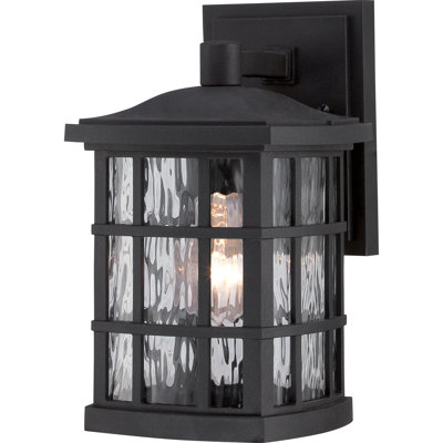 Stonington 10.5" Mystic Black Outdoor Wall Lantern