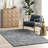 Jheryl Plush Geometirc Machine Washable Area Rug-845442638
