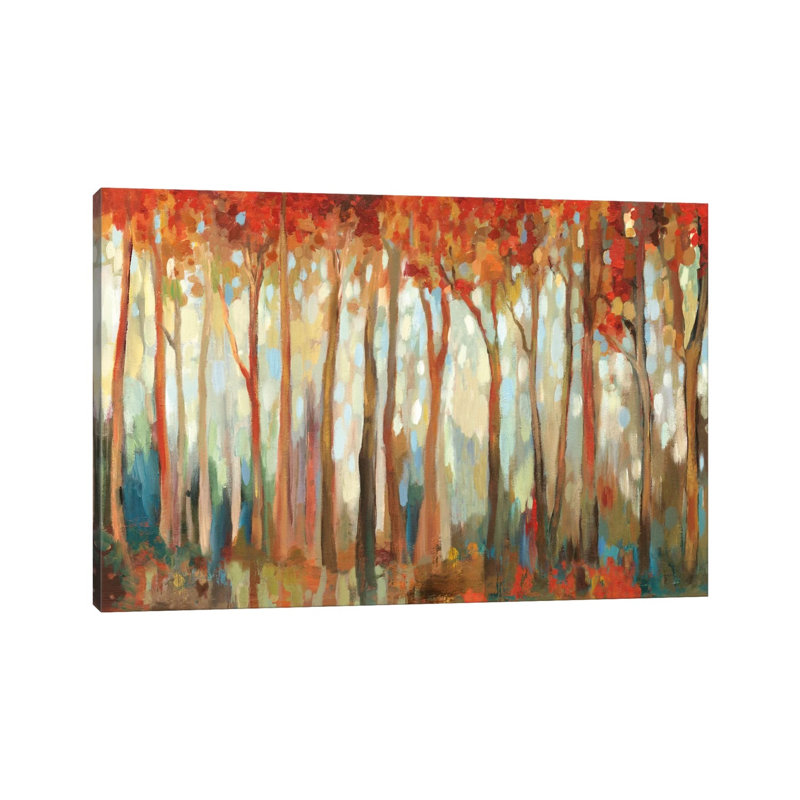 Marble Forest I by Allison Pearce - Print on Canvas, Wrapped Canvas, 30.48 cm H x 45.72 cm W