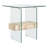 Kayley Glass Top End Table-1683022076