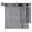 Lit escamotable mural peu encombrant avec rangement intégré, armoire supérieure, tablettes et garde-robe pour une vie compacte-624791074