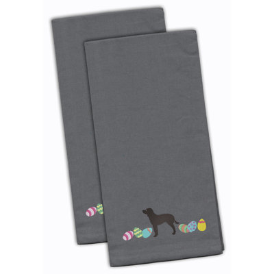 Serviette de cuisine à thé à broderie american water épagneul