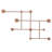 Arlo Modern Geometric 10-Hook Wall-Mounted Coat Rack-98773889