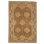 Hand Knotted Wool Area Rug in Brown And Grey