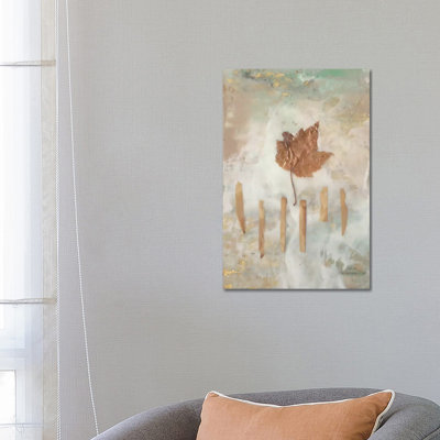 Bronzed In Wax II by Jennifer Goldberger - Wrapped Canvas Print