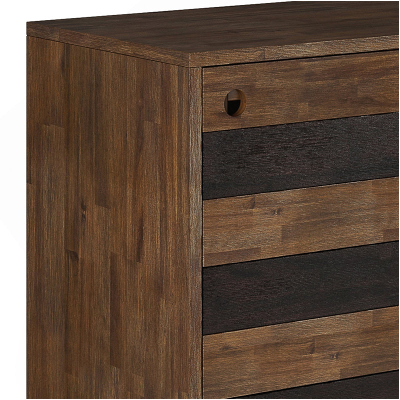 Clarkson - Medium Storage - Rustic Natural Aged Brown