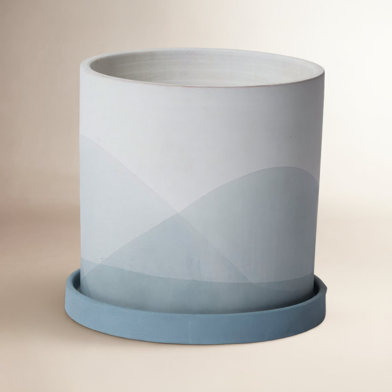 Carlita Ceramic Pot Planter, 7.25" H x 7.5" W x 7.5" D
