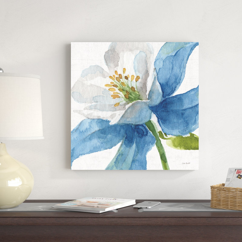 Jardin bleu et vert VI, H 20 po x l 20 po x P 1,25 po