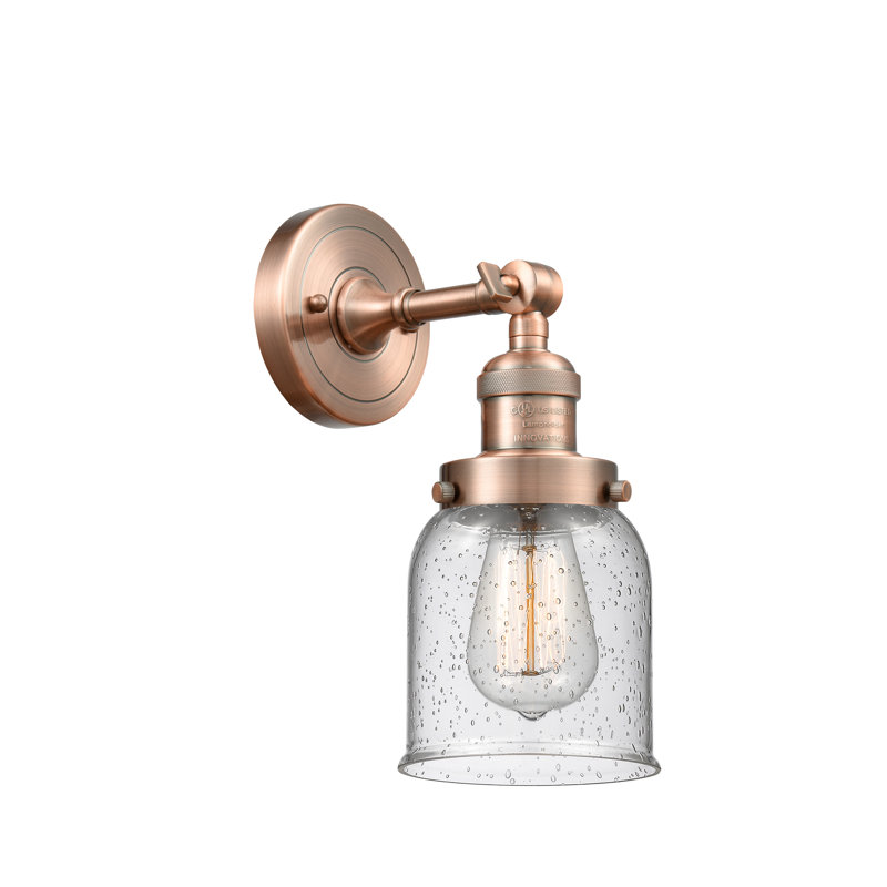 Norberto Armed Sconce, Antique Copper