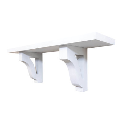 1" Shelves/W Corbels