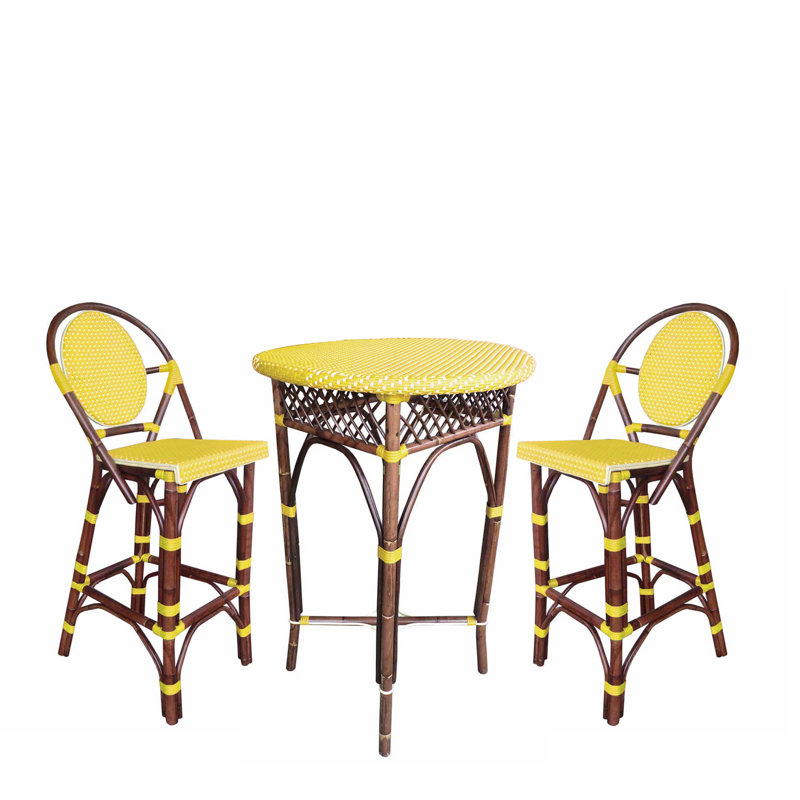 Tabouret de bar 29,5 po Minturn, Jaune