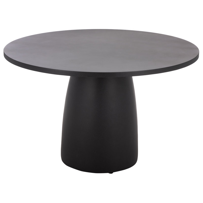 Tina Round Dining Table, Black