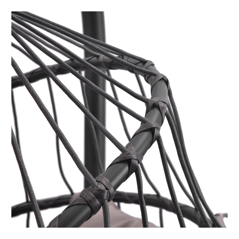 Fauteuil suspendu en osier pour patio