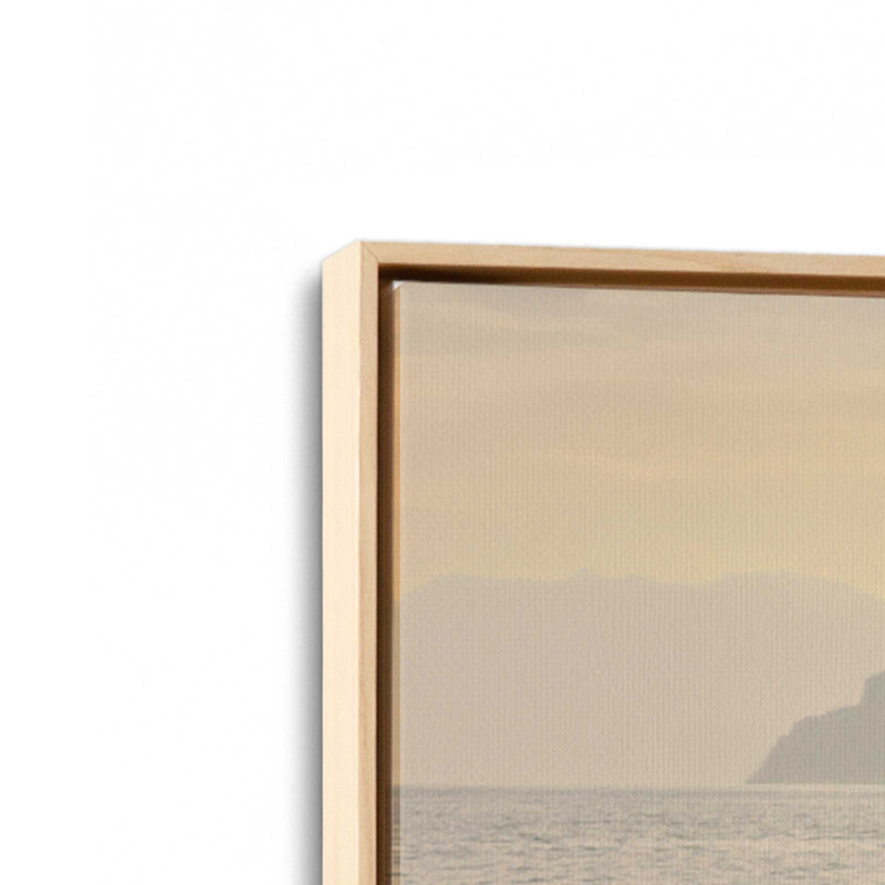 «Dolce Drift», reproduction sur toile, Cadre flottant en érable américain, 20 po x 30 po