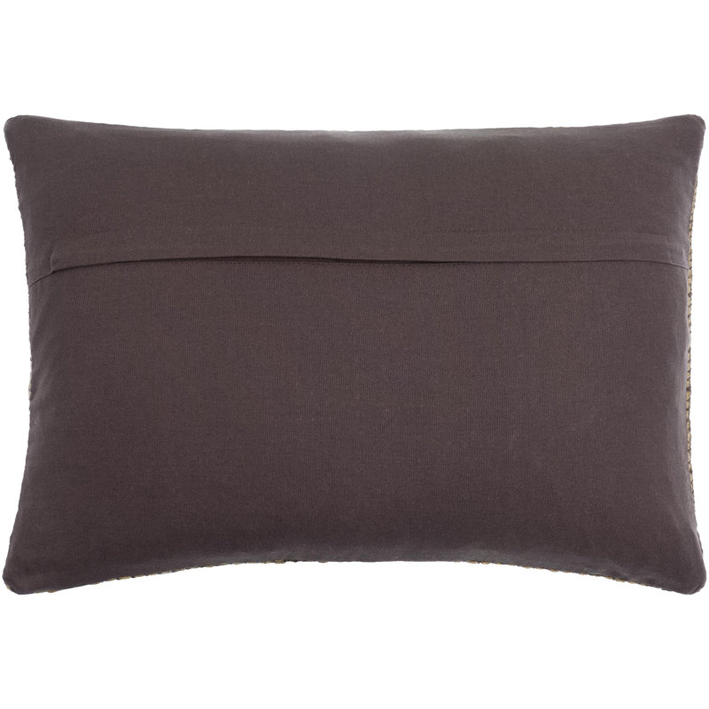 Housse de coussin rectangulaire en jute Twareg