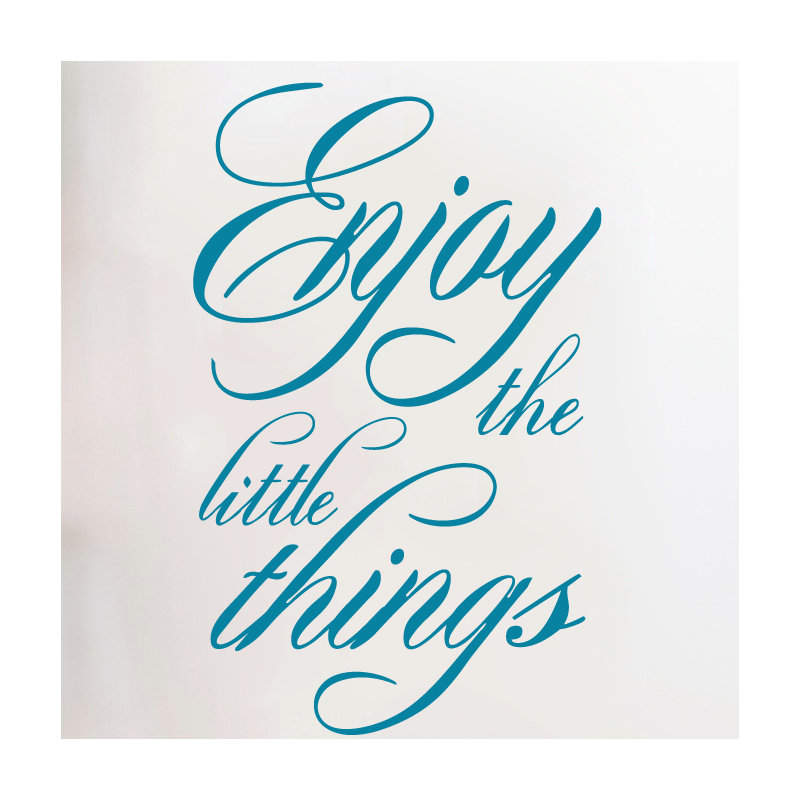 Text & Numbers Non-Wall Damaging Wall Decal, Teal