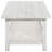 Geddies Wood Coffee Table with Shelf Distressed White-1738164163