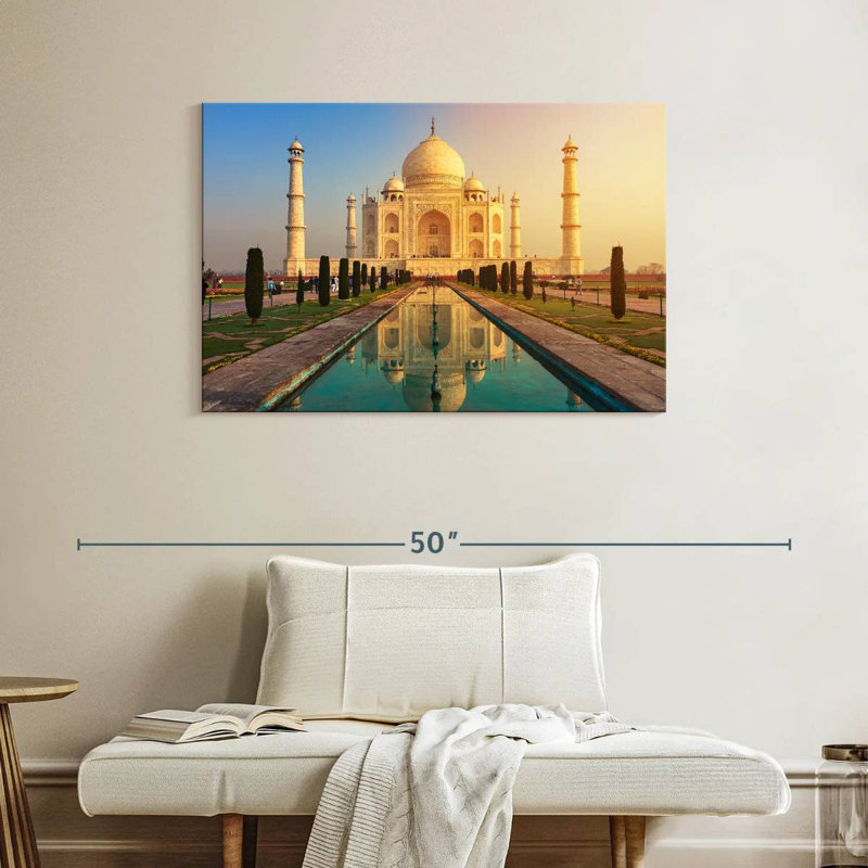 Réflexion Adella Taj Mahal, H 26 po x l 39 po