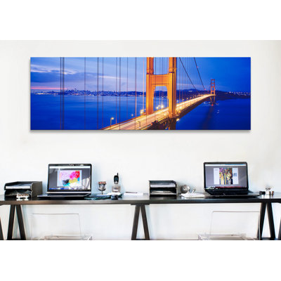 « golden gate bridge, san francisco, californie », reproduction de photo sur toile