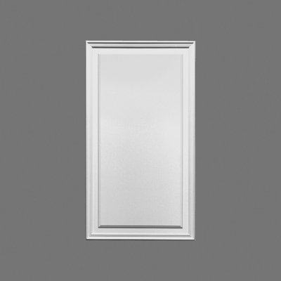 23.62'' H x 37.62'' W x 0.62'' D Plastic Onlay Scroll