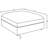 Duncan Beige Square Upholstered Ottoman