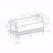 Bench, Entryway, Hallway, Storage, 42" Rectangular,  Laminate,  Metal, Contemporary, Modern-1460510013