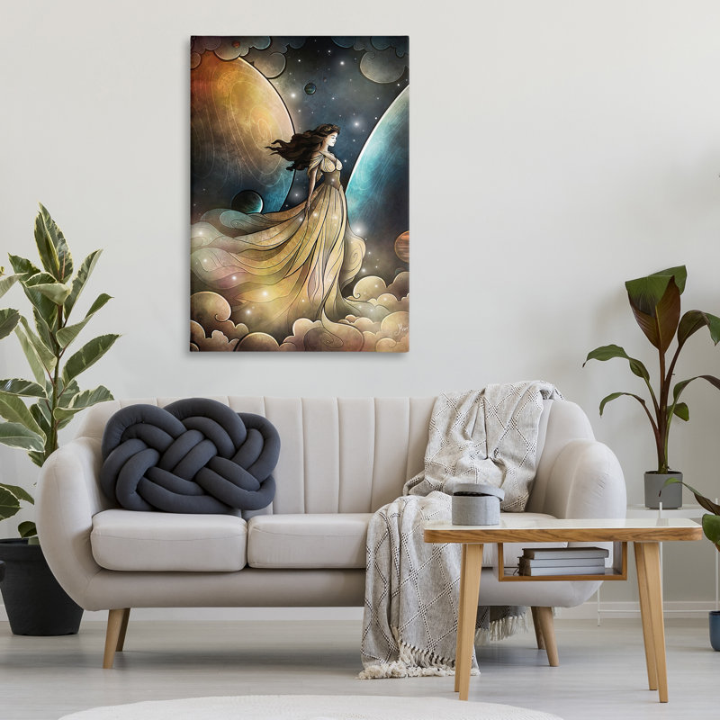 Toile «Heir of Heaven», conception par Mandie Manzano, H 45 po x l 30 po
