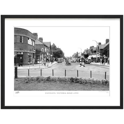 Cleveleys, Victoria Road C1955 - Single Picture Frame Print