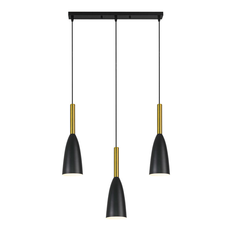 Christiansen 3 - Light Black Kitchen Island Pendant