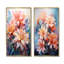 Joyeux bouquet d'hibiscus tropical - ensemble de 2 reproductions d'art mural hibiscus-1987258597-1987258595