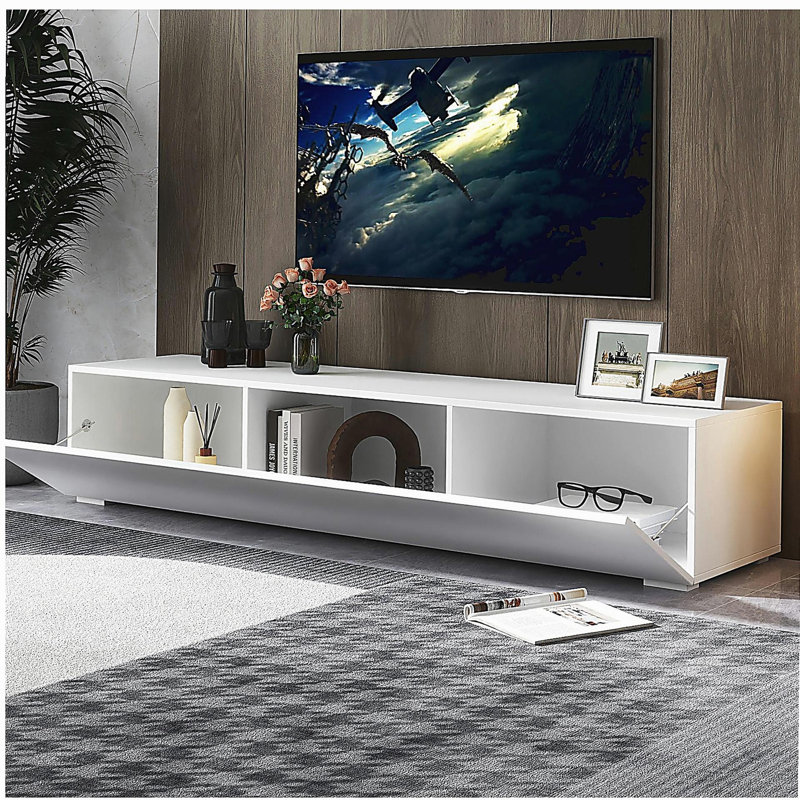 Meuble audio-vidéo moderne avec rangement multimédia