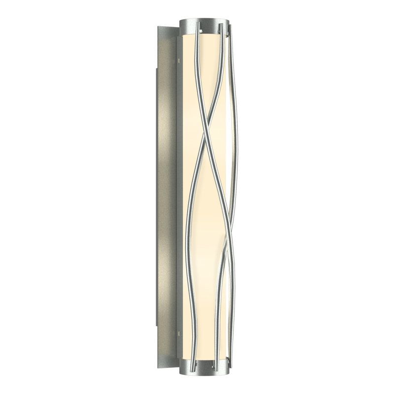 Twine 1 - Light Dimmable Flush Mounted Sconce, Vintage Platinum