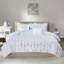 Ensemble de couette imprimée métallisée pour lit double/queen-135968841
