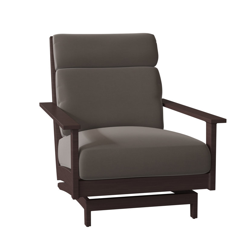 Kennebunkport Patio Lounge Chair with Cushions, Oak, No welt + Standard fill, Canvas Sand