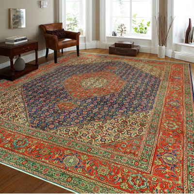 Polytimi One-of-a-Kind 9'11" X 13'0" 1980s Wool Area Rug