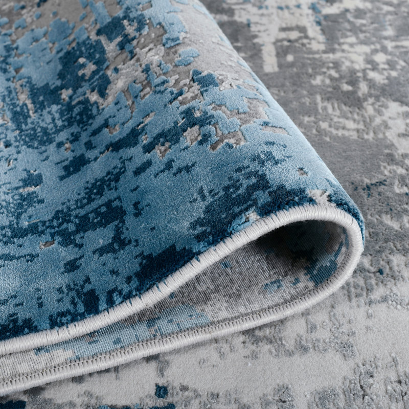 Brazelton Abstract Indoor Rug, Rectangle 9'6" x 13'6"