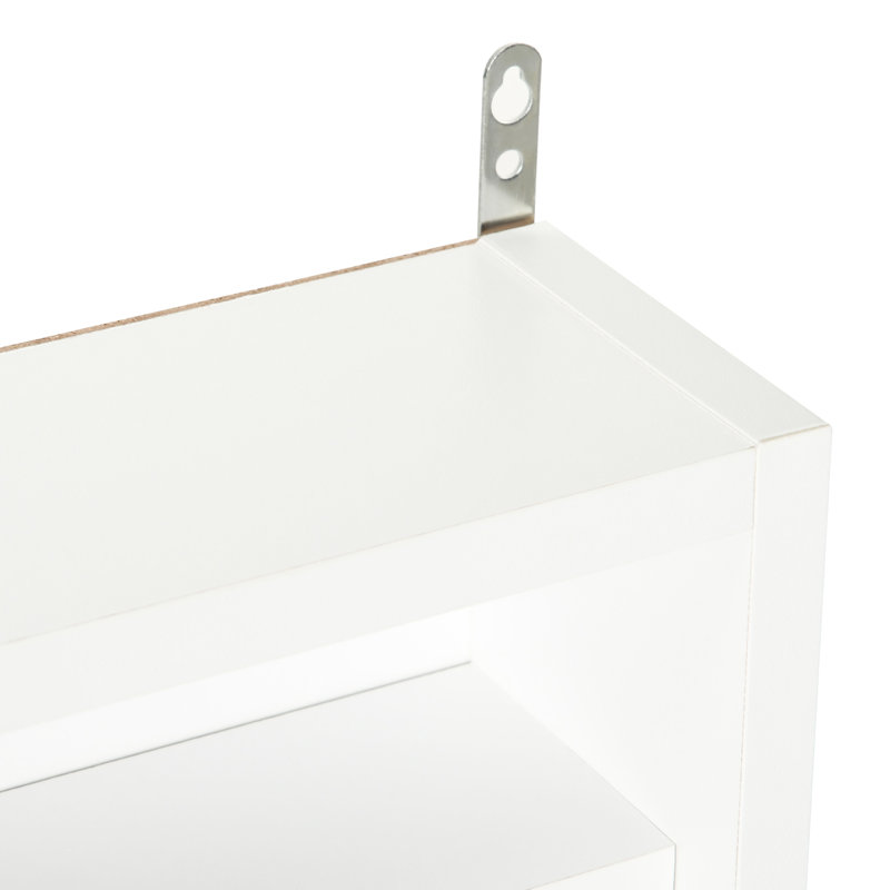 White 2-door Display Cabinet With Adjustable Shelves, - Perfect For Showcasing And Collectibles Cabinet, Shelves Displays Commemorative Medals Nicely
