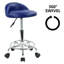 Tabouret de laboratoire rond en polyuréthane à hauteur réglable avec repose-pieds-1986199360