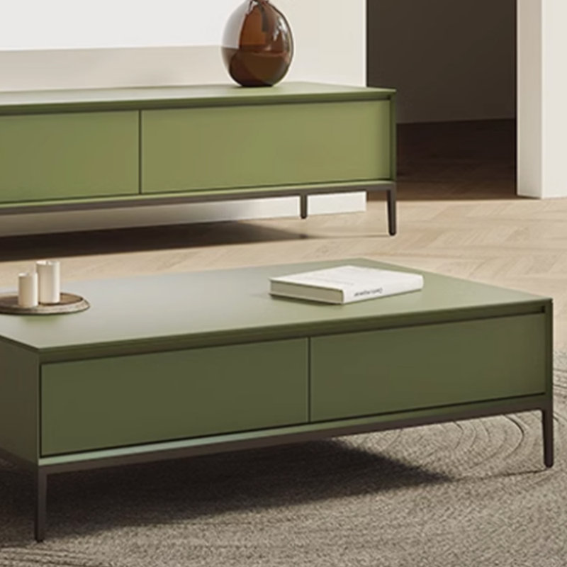 Simple coffee table TV cabinet combination