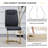 Janinda 8 - Person Glass Top Cross Legs Dining Set