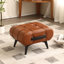 Repose-pieds rembourré en similicuir, repose-pieds, tabouret décoratif pour la maison