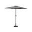 Grey 2.5m Crank and Tilt Parasol Grey Powder Coated Pole (38mm Pole, 6 Ribs) This parasol is made using Polyester Fabric which has a Weather-Proof Coating & UPF Sun Protection Level 50