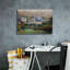 Campagne hameau - peinture sur toile tendue-643661617