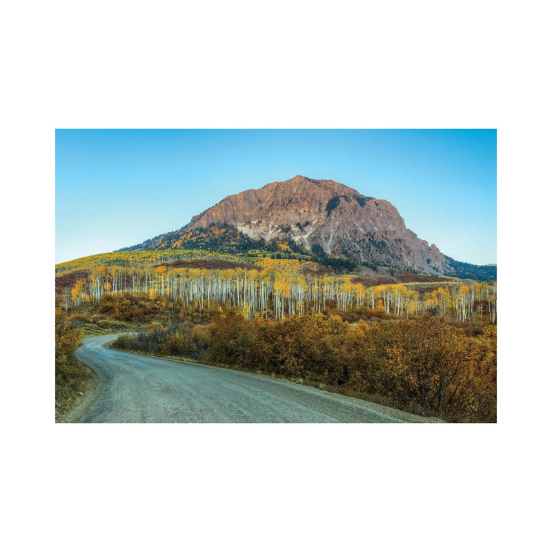 Autumn On Marcelina Mountain 1 Piece Wrapped Canvas Wall Art, 101.6 cm H x 66.04 cm W x 3.175 cm D