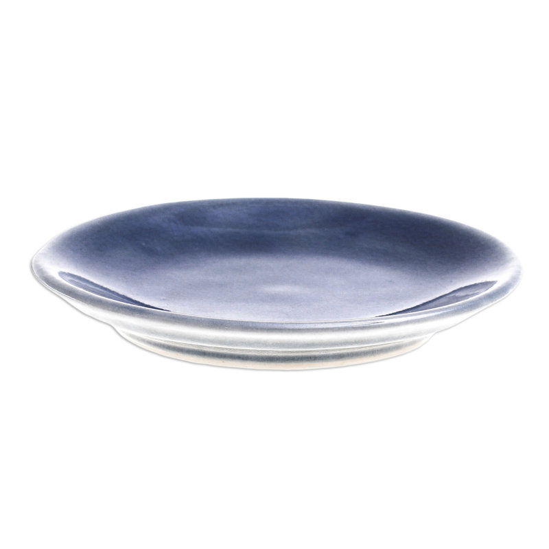 Ivy Bronx Handmade Just A Taste In Blue Small Celadon Ceramic Plate