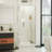 DreamLine Ascend 40 1/2 - 41 1/2 inch W x 72 inch H Frameless Pivot Shower Door in Brushed Nickel-66533808-121520575