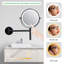 Miroir de maquillage mural Mohbeen