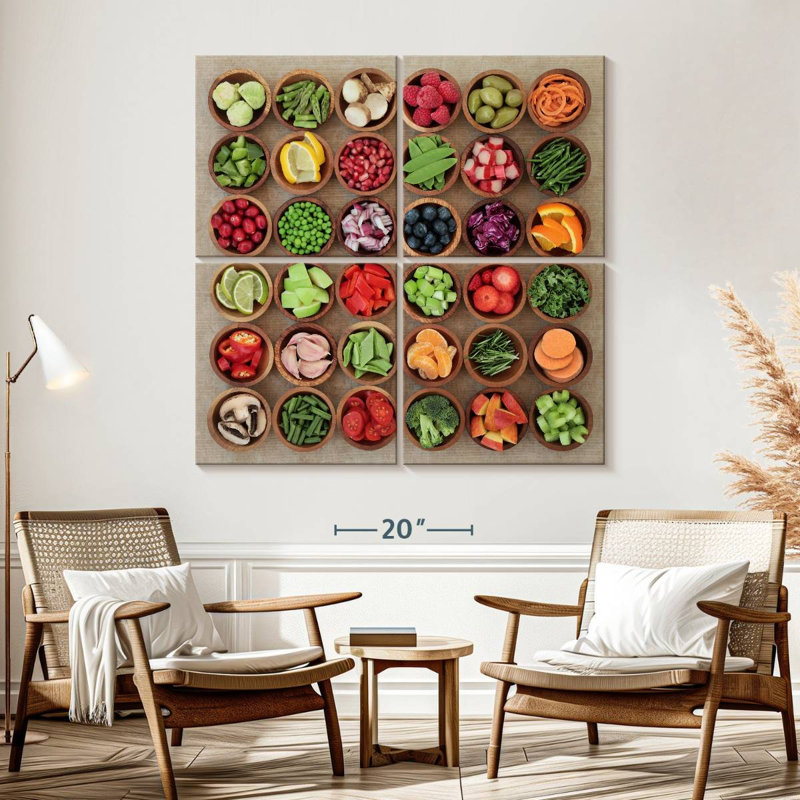 Yarlin Superfood Sampler, 57'' H x 57'' W