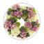 28" Peony, Hydrangea And Sedum Wreath