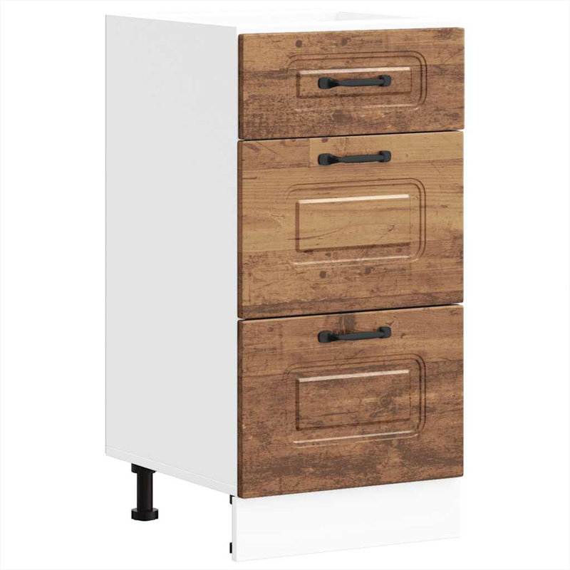 Kitchen Base Cabinet Kalmar Engineered Wood, Old Wood